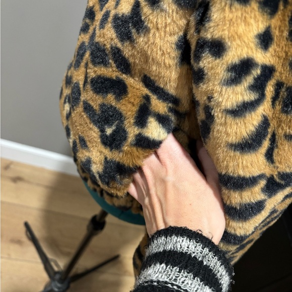 Wild Fable leopard faux fur jacket - Picture 7 of 15
